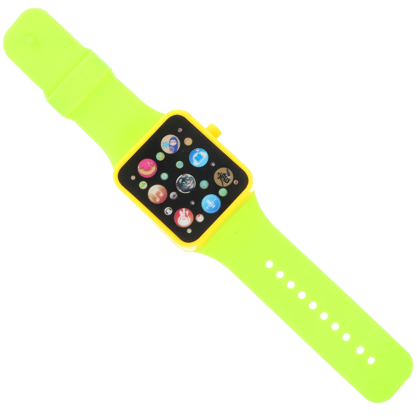 Reloj para niños, juguete educativo, reloj de pulsera de aprendizaje, reloj de pantalla táctil multifunción, reloj de juguete (verde)