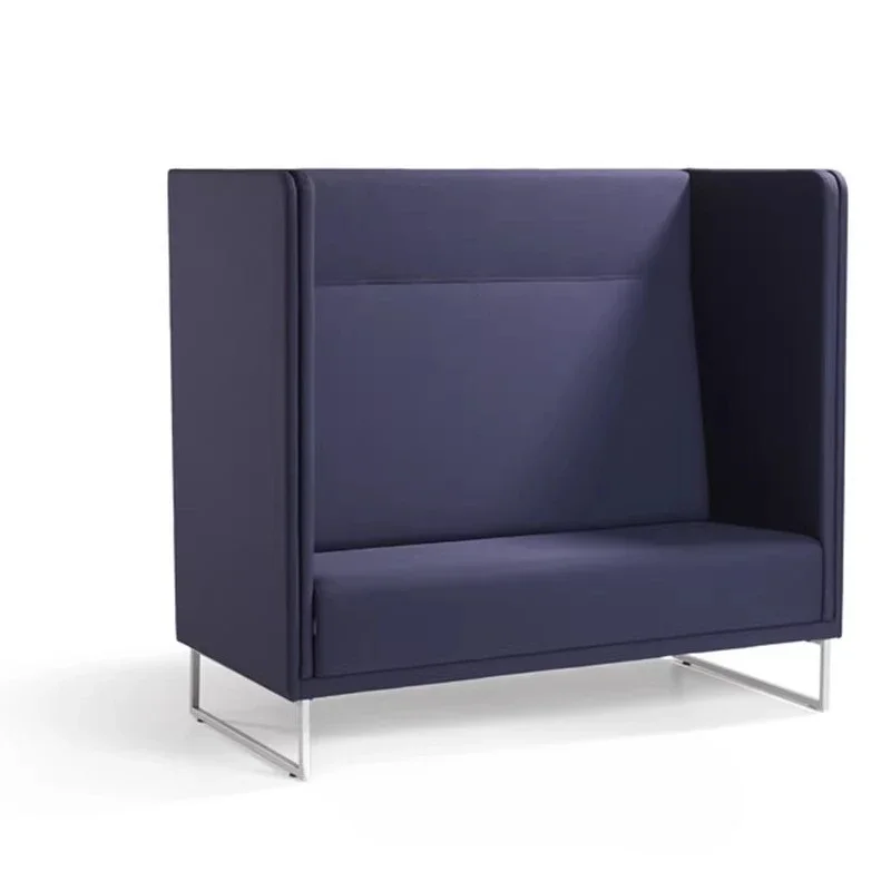 Super high backrest high meeting negotiation semi-enclosed sofa combined office private sofa