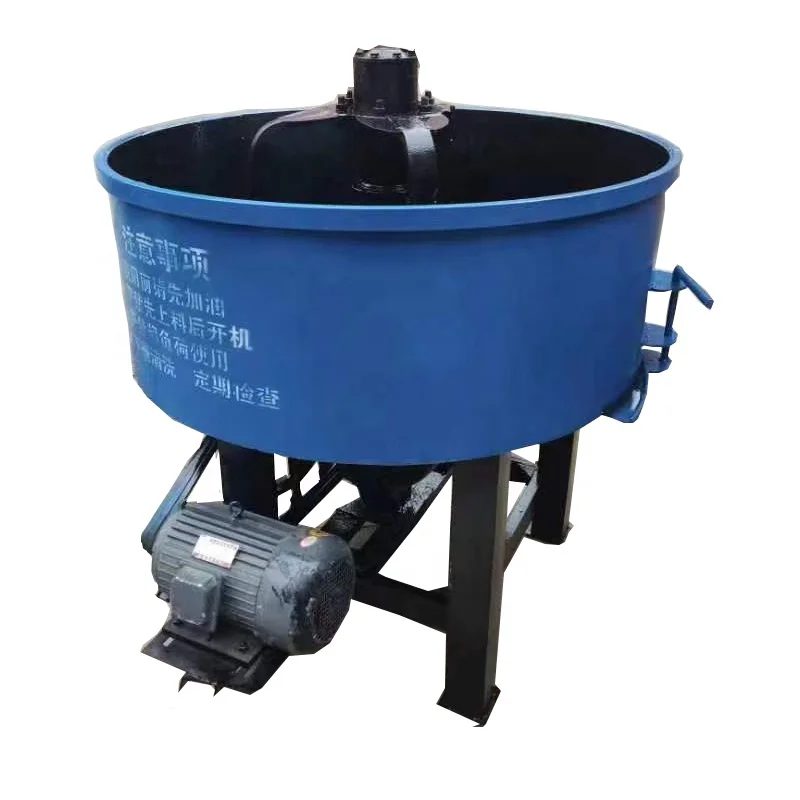 

Customized small stationary concrete mixer JW series electric 300l pan mixer for construction