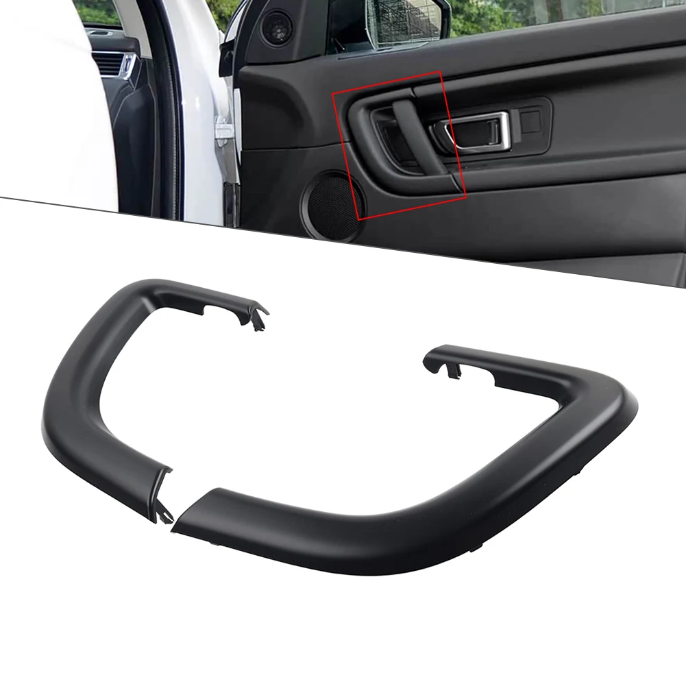 1Pc Car Door Panel Handle Trim Cover LR078976 LR078975 For Land Rover Discovery Sport 2015 2016 2017 2018 2019 ABS Matte Black