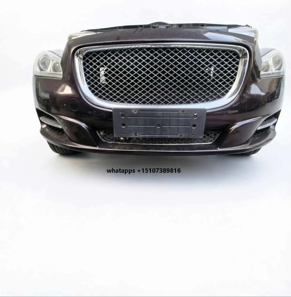 

For XJL XF XJ Universal Fit Bumper with Park Assist Sensor Cutouts, Includes Bolts, Plastic Material