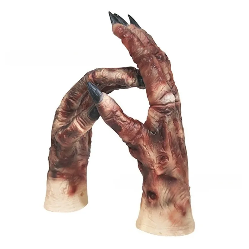 Halloween Mummy Mummy Latex Gloves Child Costume Props Simulation Horror Costume 2025 New Trend Gloves Cosplay