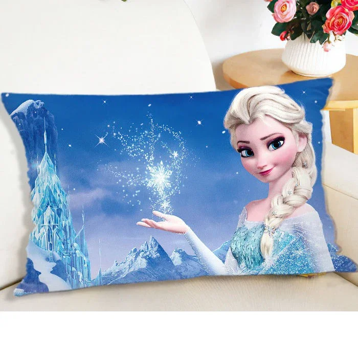 Disney Frozen Princess Pillowcase Elsa Anna Princess Pillowcase Home Living Room Sofa Room Decoration Children Gift