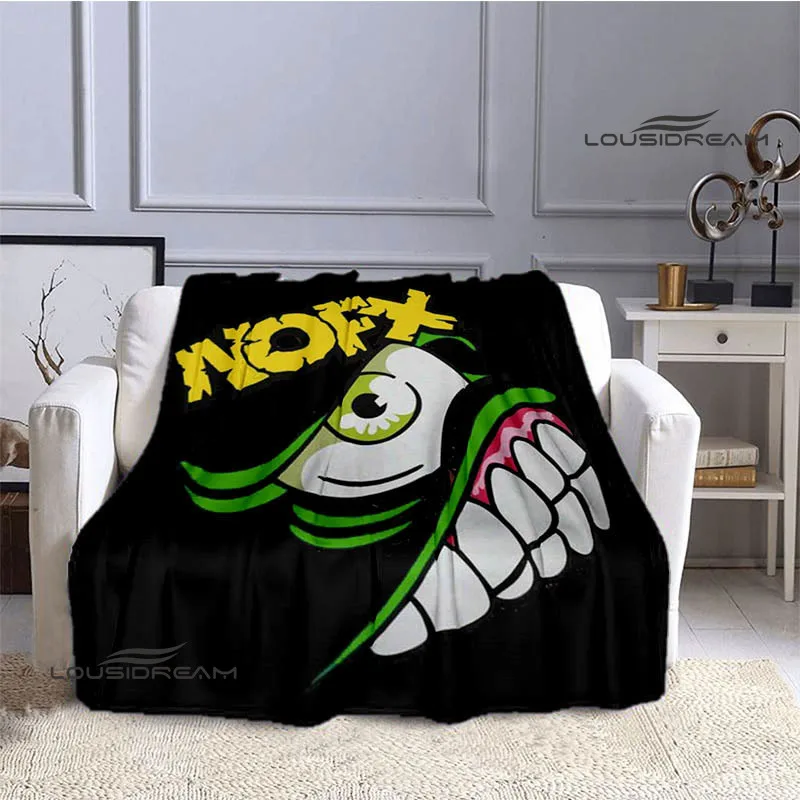 

Rock band N-NOFX Retro printed blankets children's warm blanket soft and comfortable blanket home travel blanket birthday gift