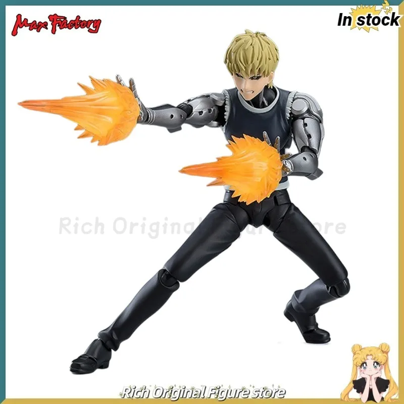 

【In Stock】 Original Max Factory Figma#455 One-Punch Man Genos Anime Figure Toy