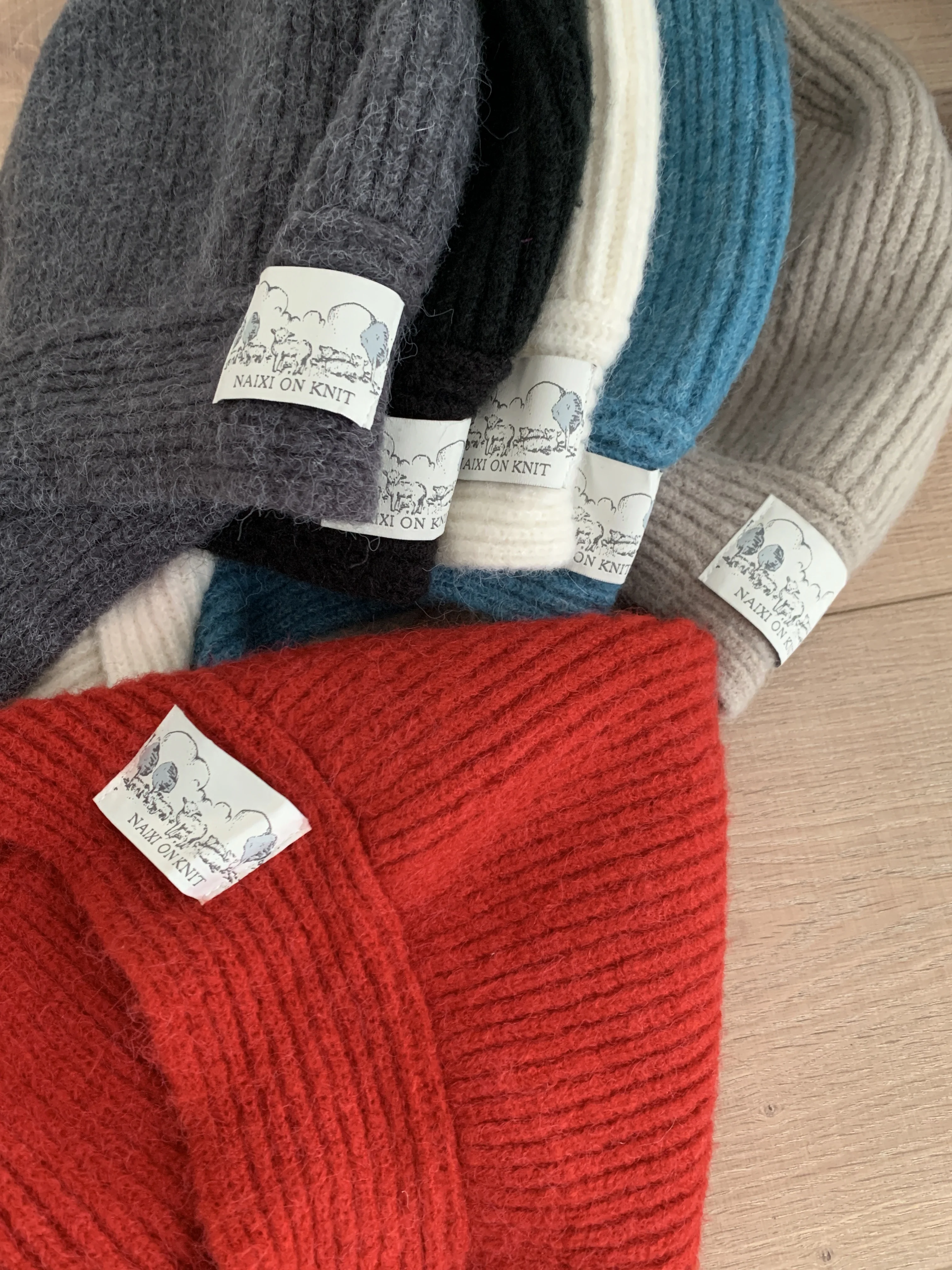 Warm Wool Balaclava Hat Scarf Integrated Female Winter Earflaps