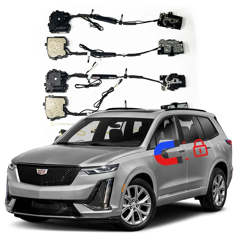 For Cadillac XT6 Soft Close Electric Suction Door Car Refitted Automatic Locks Accessories Door Auto Power Tools Supplies
