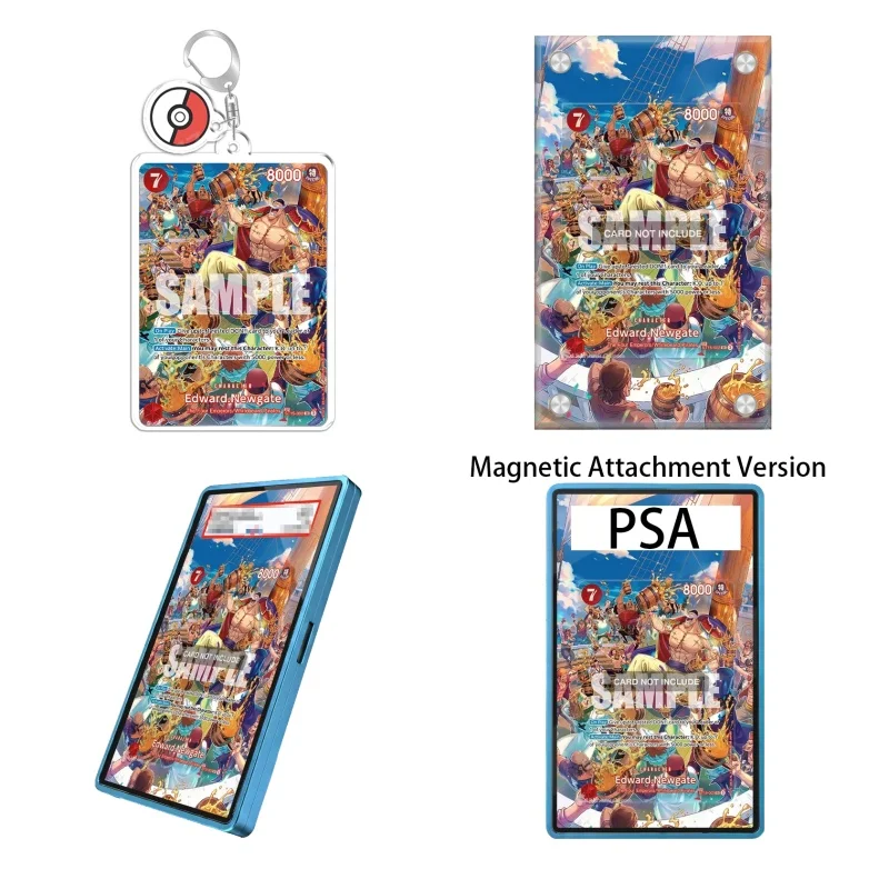 Étui de protection en acrylique recyclable pour porte-clés, avec affichage artistique ONE PIE Paramount War Edward Newgate Anime Expand Art, cadeau pour fans