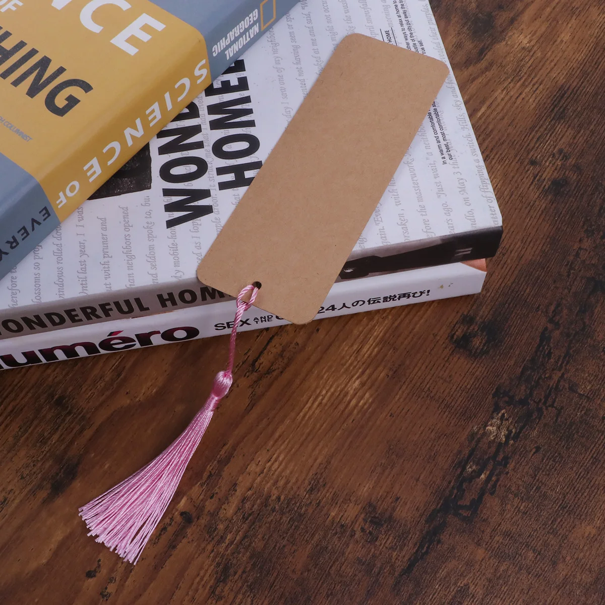 

24pcs Blank Bookmarks Premium Cardstock With Tassel For Diy Craft Projects Gift Tags School Supplies Wedding Favors Office