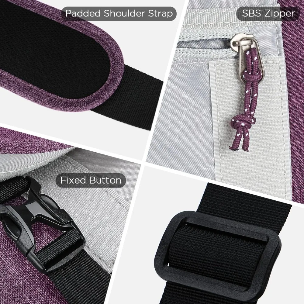 حقيبة OIWAS للنساء، 15.6 بوصة للكمبيوتر المحمول حقائب كروس للرجال حقيبة كتف كاجوال حقيبة مكتب للسفر الجامعي #3