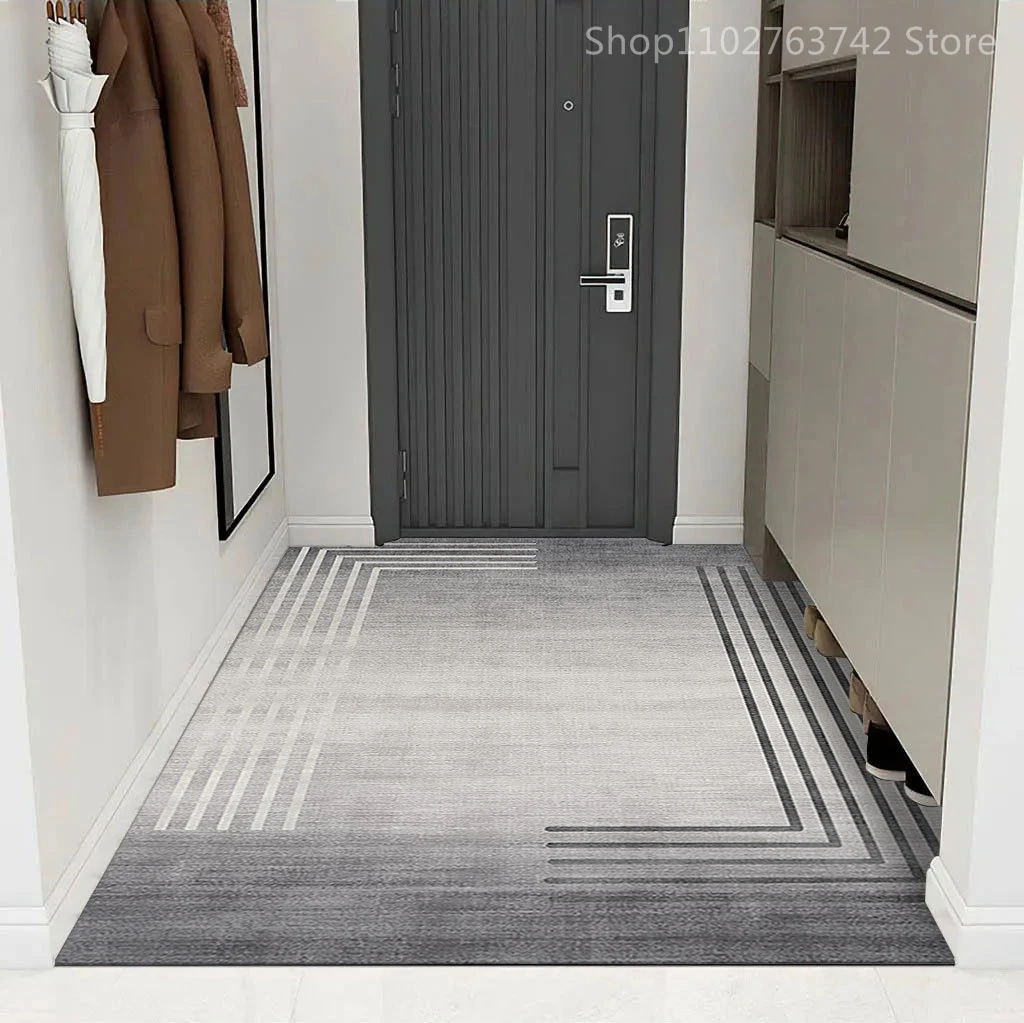 Long Corridor Area Carpet Geometric Stripe Luxury Living Room Hotel Kitchen Corridor Aisle Room Large Area Decorative Floor Mat