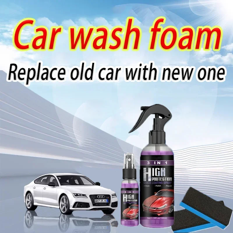 

3 In 1 Car Ceramic Coating Spray Auto Nano Ceramic Coating Car Exterior Scratch Restorer Ceramic Spray Coating