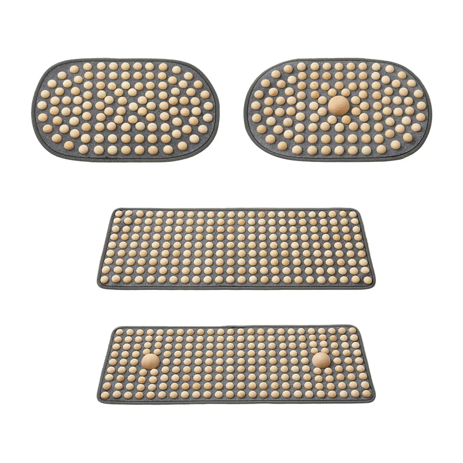 

Деревянный коврик для акупрессуры стоп, массажный коврик для ног, компактный, для взрослых, нескользящий, для прачечной, офиса, спальни