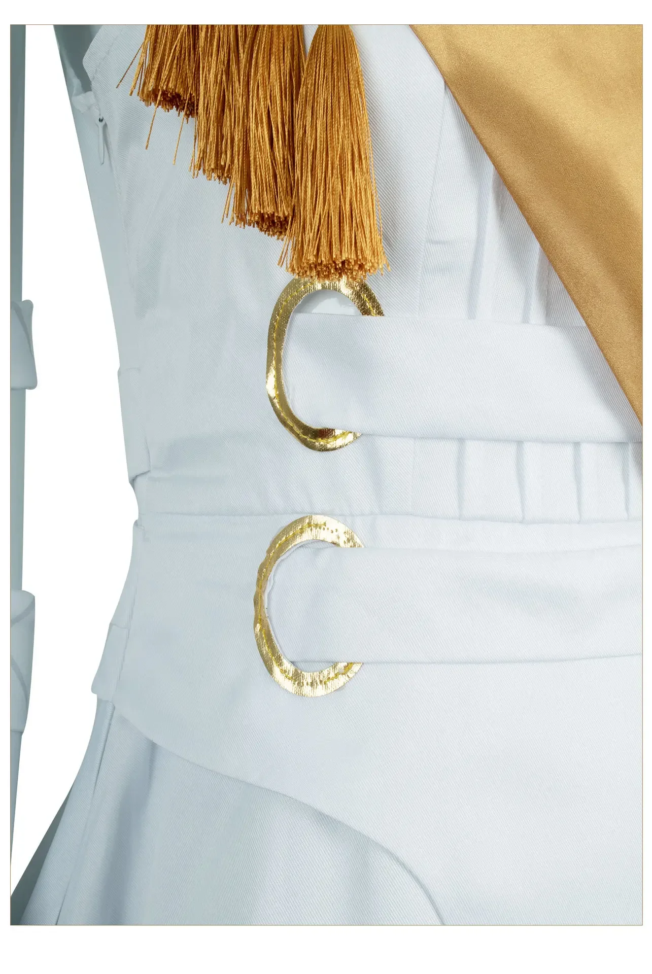 Sonetto Cosplay Costume Game Reverse: 1999 White Evening Dress Headdress Christmas Carnival Role Play Uniform for Women Girls