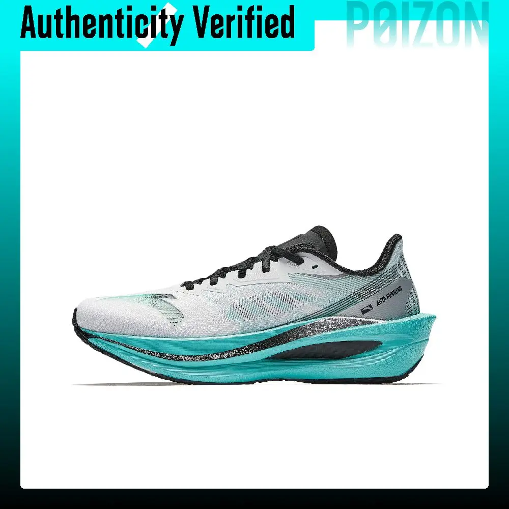 ANTA Strong Wind 2 Running Shoes Men's Low-top Snowflake White/Clear Blue/Basic Black 912515588-3