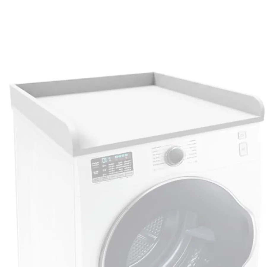 

Washer Dryer Countertop Only 27.5" x 27.5" Laundry Room Countertop for Folding Washer and Dryer Countertop Single with Non-Slip