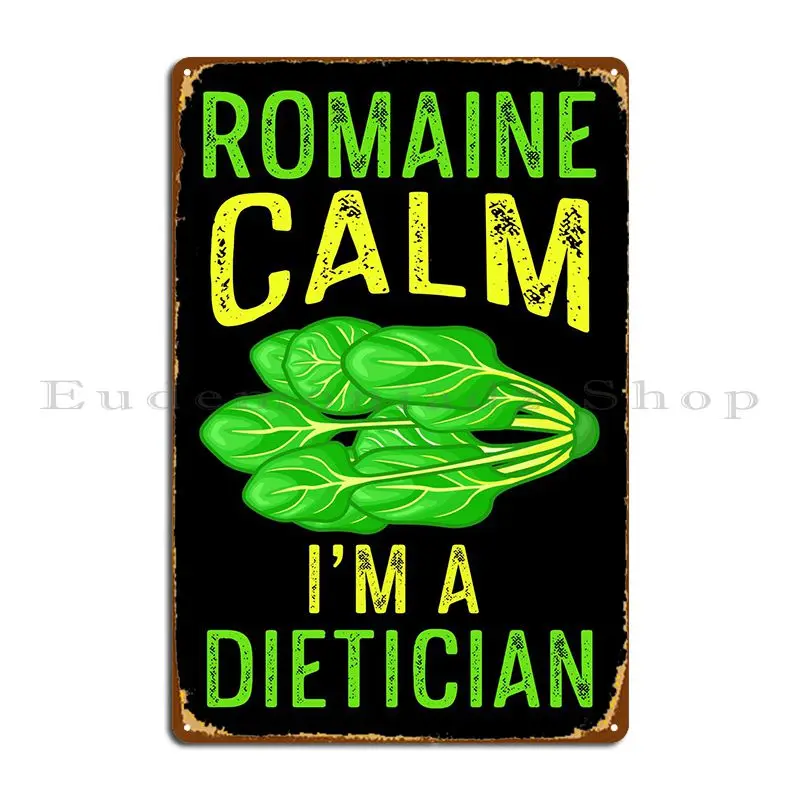 Romaine Lettuce Recipe Metal Plaque Poster Printing Club Wall Decor Printing Living Room Tin Sign Poster