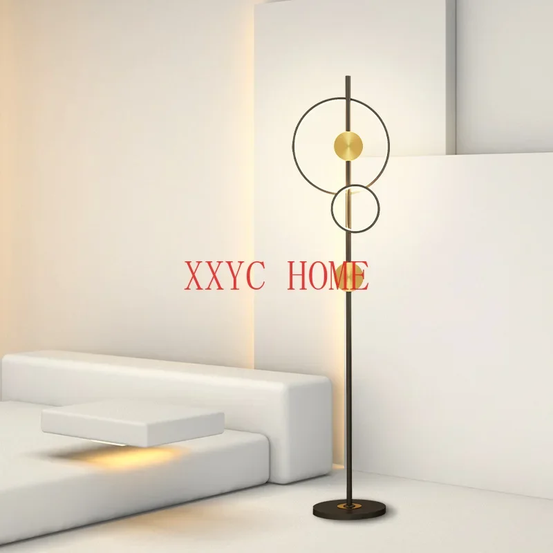 

Modern Nordic minimalist living room and household lighting fixtures with floor lamps