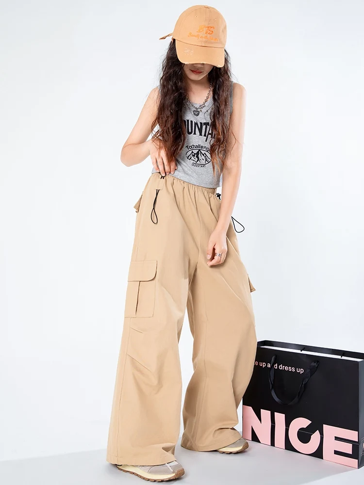 Calças de carga hip hop dança jazz roupas crianças desempenho traje meninas calças dança rua prática wear dql11108