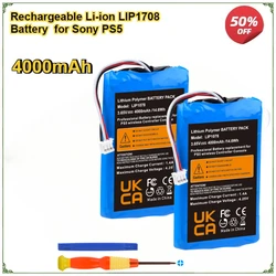 4000mAh Rechargeable Li-ion Battery LIP1708 Batteries for Sony PlayStation 5 PS5 Dualsense Controller CFI-ZCT1 W B U