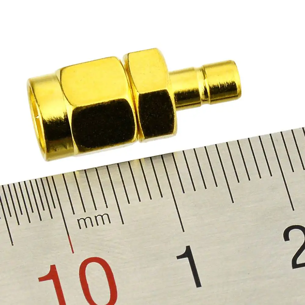 Superbat 5 stücke SMA-SMB Adapter Sma-stecker auf SMB Weibliche Gerade Gold-Plissee Stecker