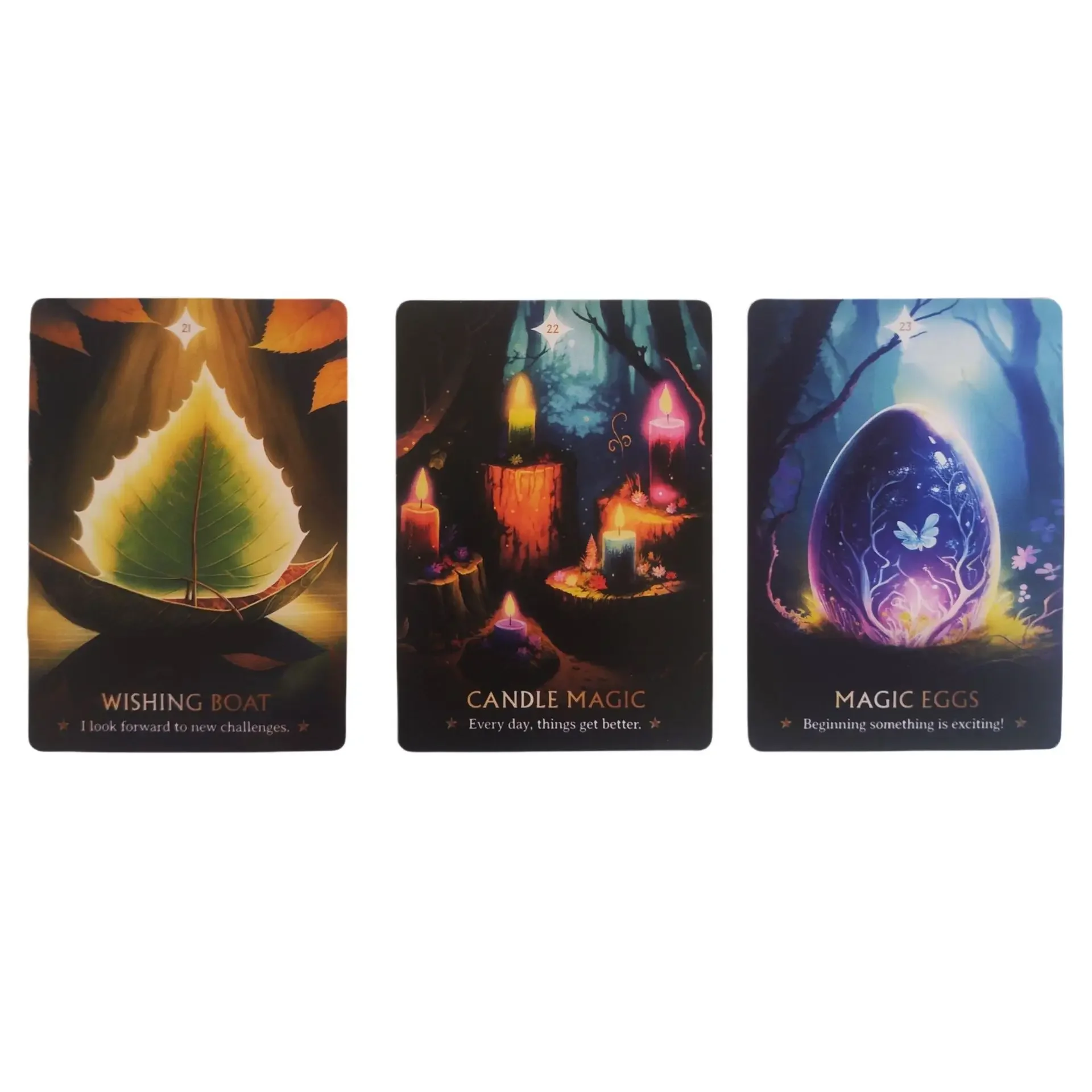 Wishcraft Oracle cards A 30 Oracle deck English Visions Divination Edition Deck Borad Playing Games