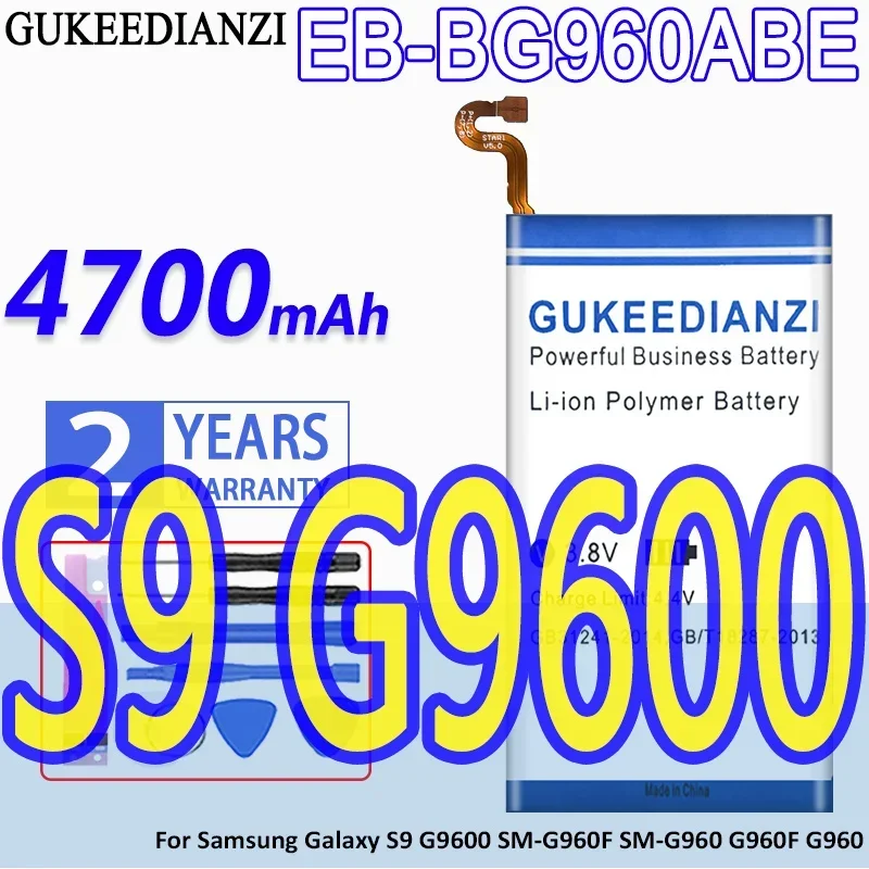 

GUKEEDIANZI EB-BG960ABE 4700 мАч аккумуляторная батарея для Samsung Galaxy S9 G9600 SM-G960F SM-G960 G960F G960 G960U G960W + инструменты