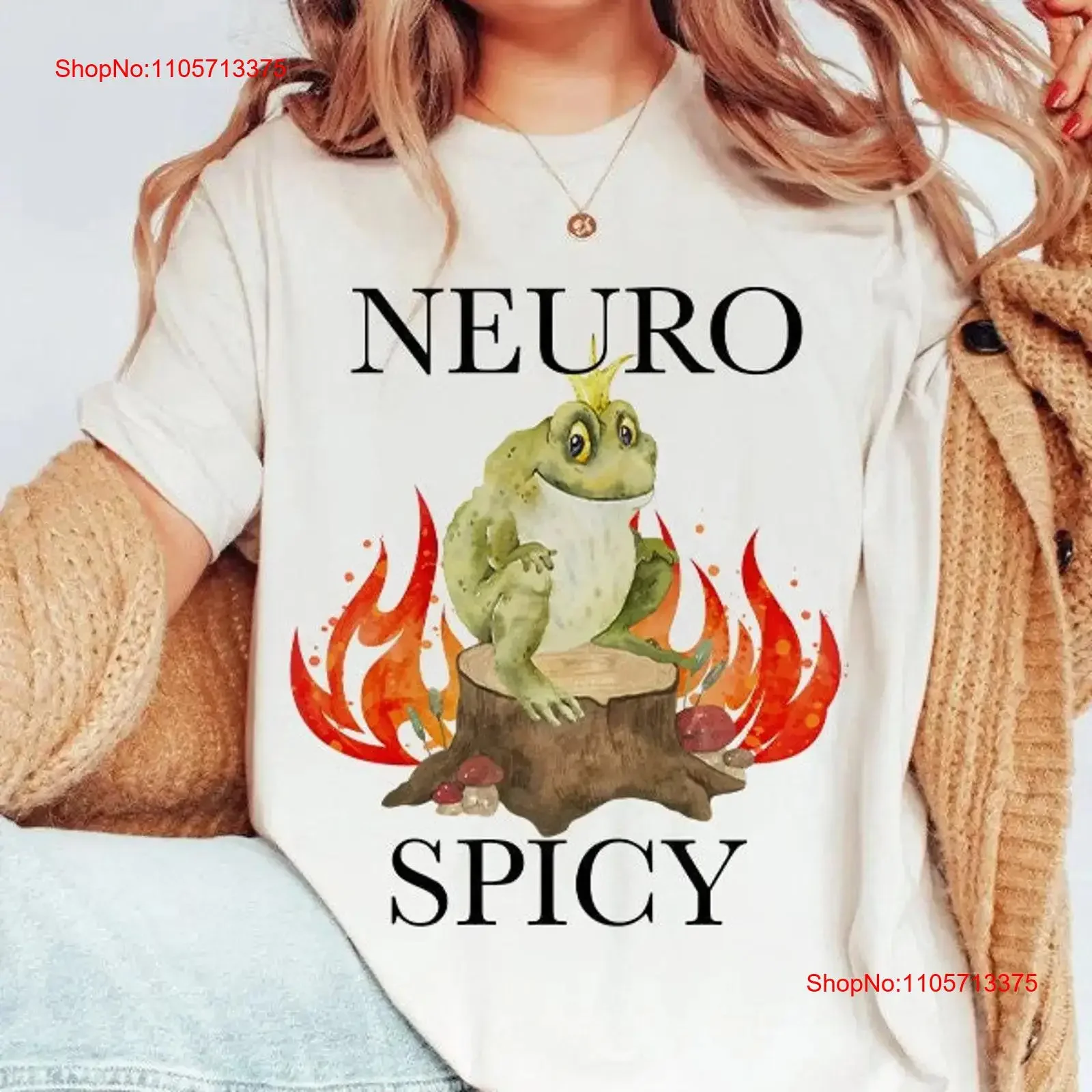 Neurospicy shirt neurodiversity neurodivergenT T autism awareness bpd cottagecore mental health dyscalculia vintage Washed