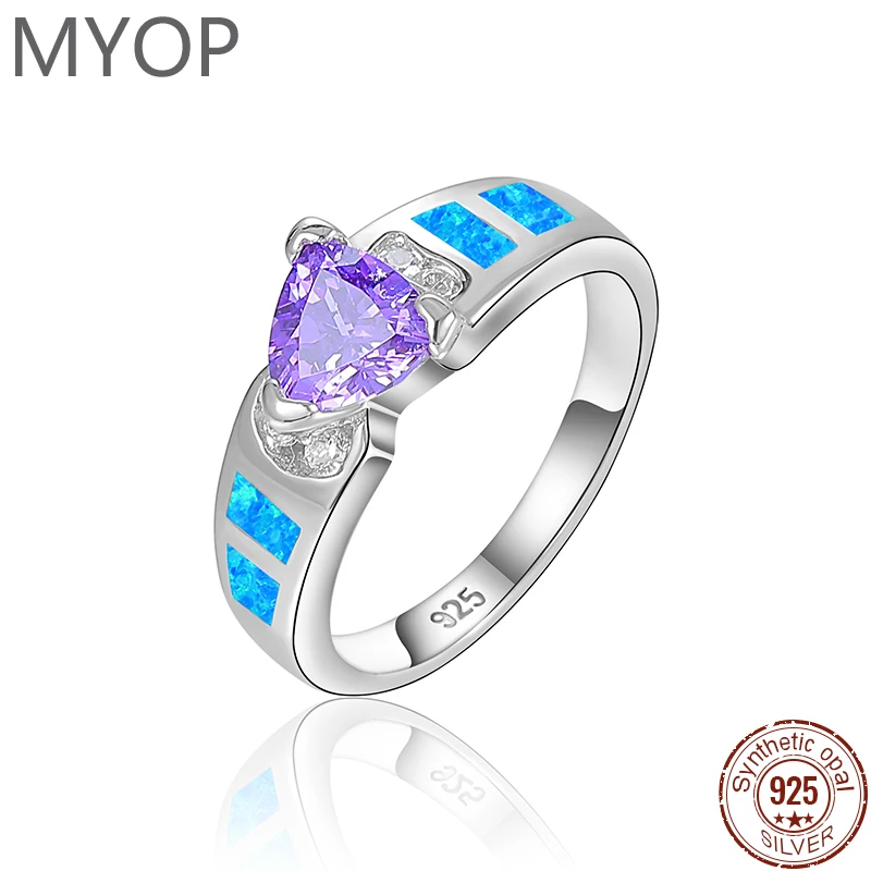 XYOP Extremely penetrating color OPAL ring