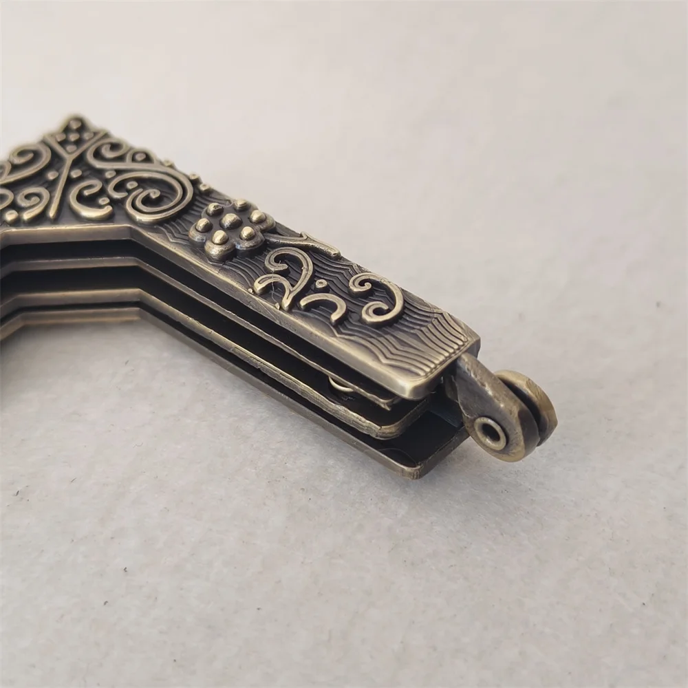 9.5X5 Cm Cynk Mosiądz Szycie Metalowa torebka Ramka Kwiat Torebka damska Pocałunek Zapięcie Wspornik DIY Sprzęt Akcesoria do torebek Uchwyt Obag — zdjęcie 5