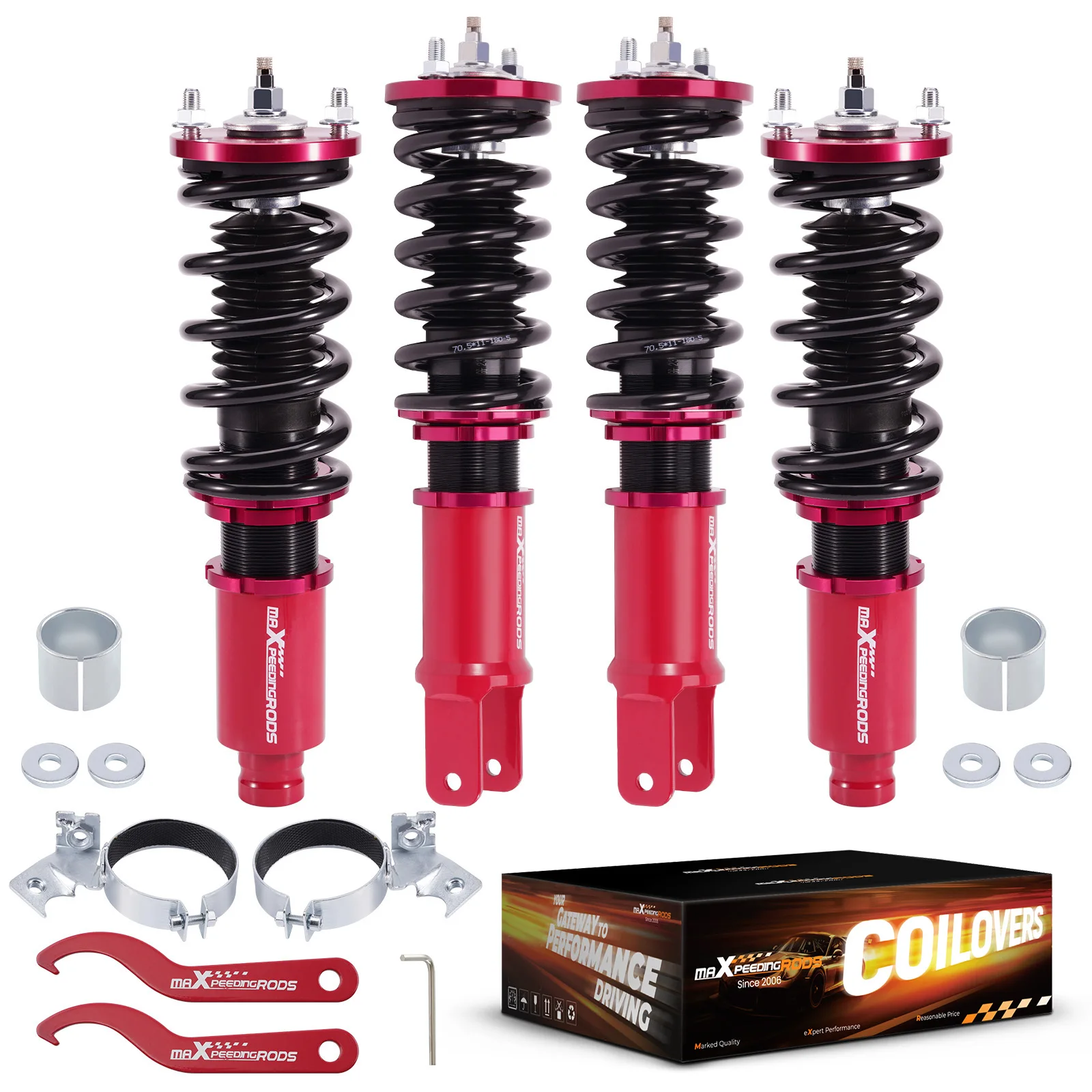 Gewindefahrwerk 24-Wege-Dämpfer Fahrwerksstreben-Set für Honda Civic 1996-2000 Ek Ej Em – Detail 6