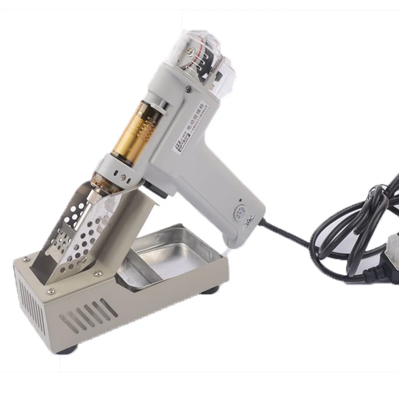 110 220V 100W PN-998 Electric Vacuum Double Pump Solder Sucker Desoldering Gun Soldering Iron 1pcs