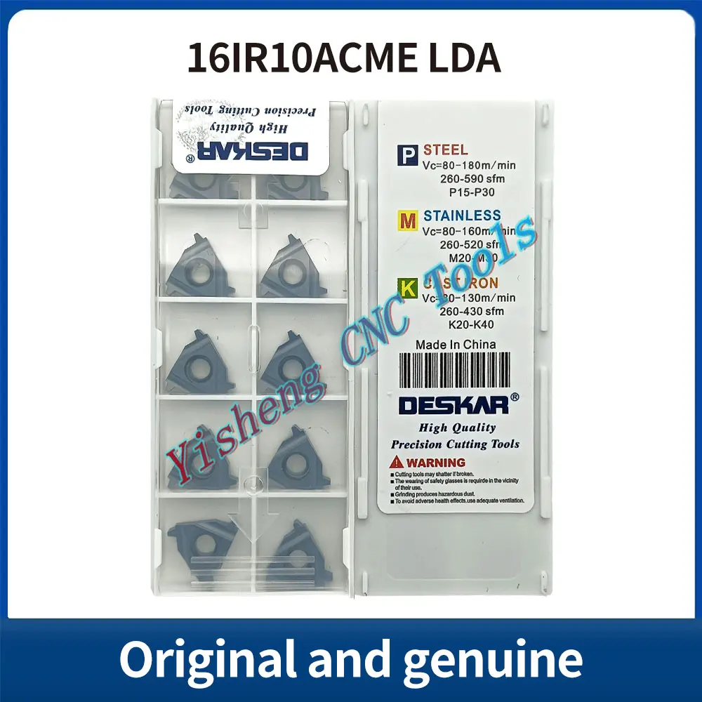 

DESKAR 100% Original 16IR10ACME 16IR8ACME LDA Original genuine trapezoidal thread CNC blade