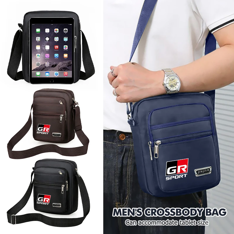 

Car Oxford Cloth Casual Shoulder Satchel Storage Bag For Toyota GR Sport Gazoo Racing Yaris 86 Corolla Hilux Supra