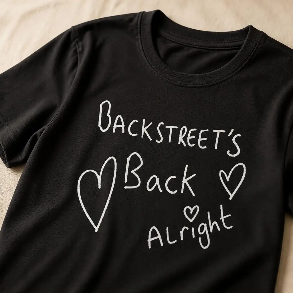 Backstreet Back Alright Love boys Tour 2026 Music Men Retro T Shirt 100% Cotton Clothing Fun Short Sleeve Tee Gift T-Shirts