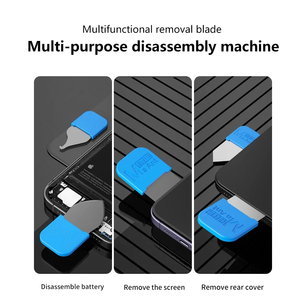MaAnt MY-118 6pcs Ultra Thin Metal Pry Tools Professional Mobile Phone Repair Kit for Battery LCD Disassembly