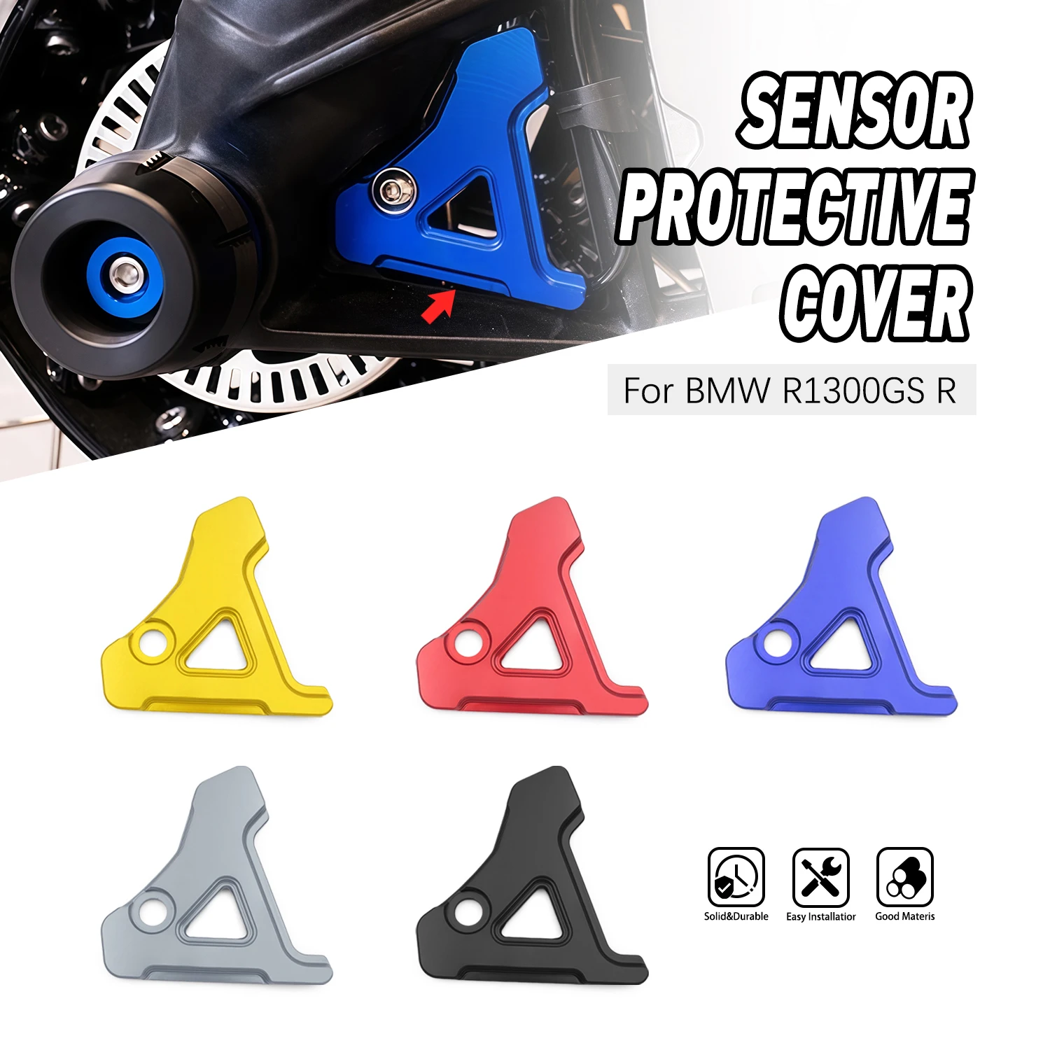 

Front wheel ABS Sensor Protection Guard Cover For BMW R1300GS ADV R 1300GS R 1300 GS Adventure 2024 2025 Motorcycle CNC
