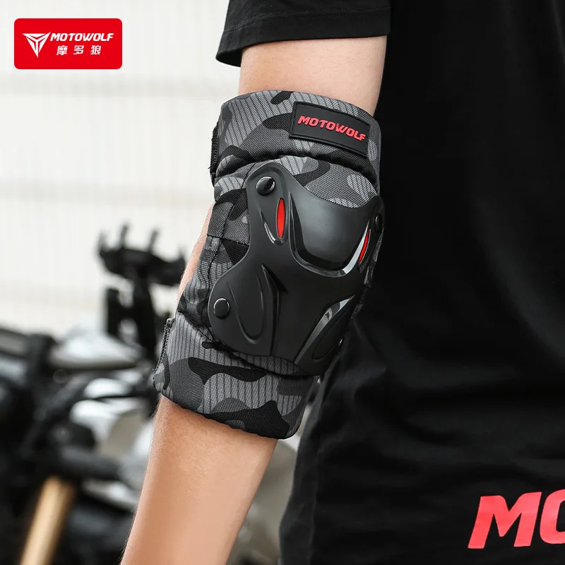 MOTOWOLF motosiklet sürme Anti sonbahar diz koruma Off-road yarış koruyucu donanım açık spor Anti sonbahar bacak koruma