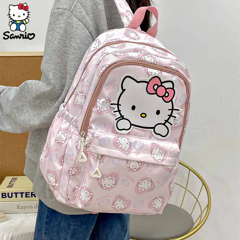 Kawaii Sanrio Backpack Anime Kuromi Cinnamoroll My Melody Student Bag Large Capacity School Bag For Boy Girl Children Gifts Toys