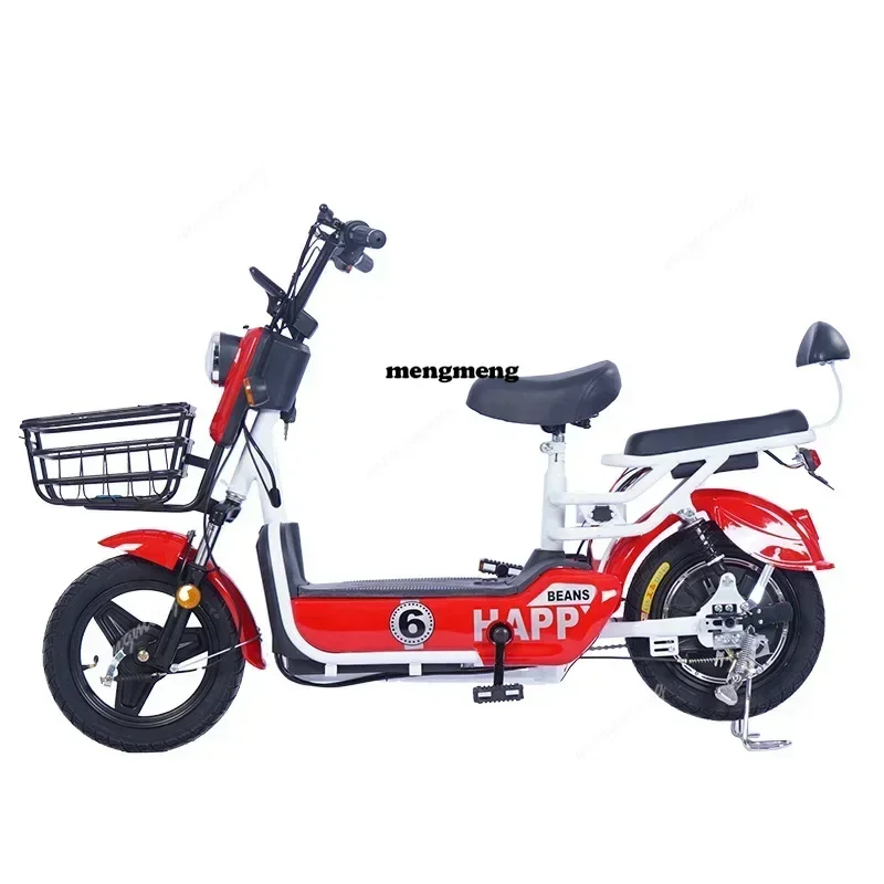 

Электрический мотоцикл 350W 48V 12AH с бескамерными шинами 14-2.5, 3-скоростной, с регулируемой скоростью, умный электромобиль для взрослых