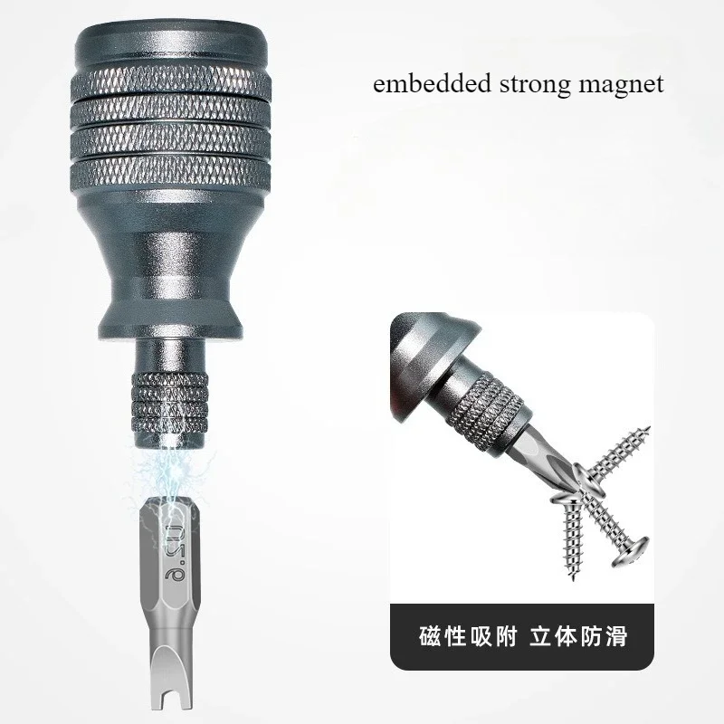 7 in 1 Multi Bit Steel Hand Tool for Electronics Repair Precision Mini Screwdriver Set With 1/4 Inch Magnetic Tip