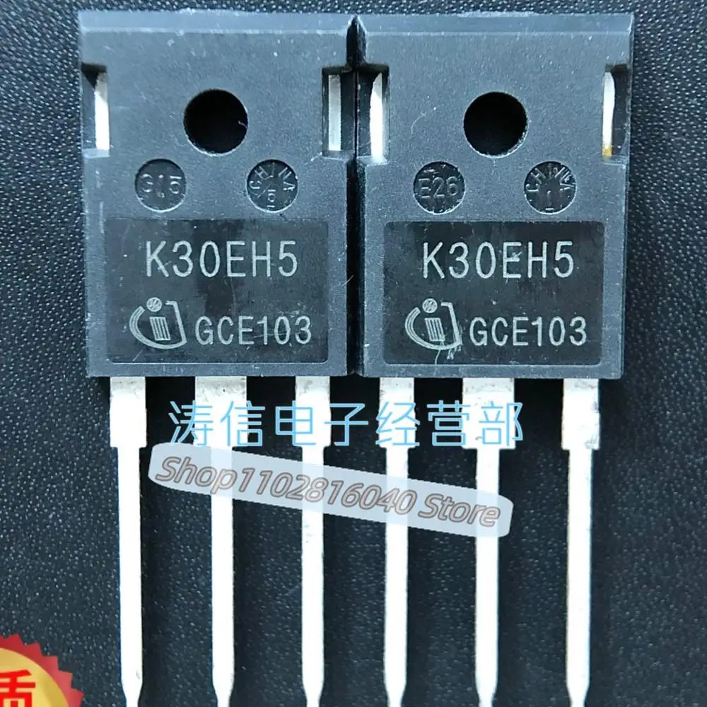 

10PCS/Lot K30EH5 IKW30N65H5 IGBT TO-247 650V 30ABest Quality Imported Original