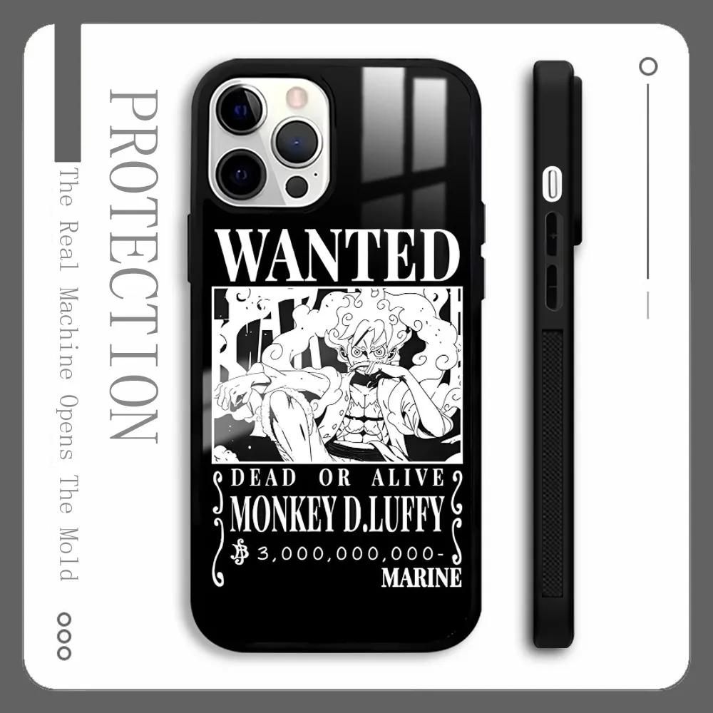 Anime O-ONE P-PieceS L-Luffy Phone Case For iPhone 16 15 14 13 12 11 Pro Max Plus Mini Magnetic Magsafe Wireless Charging Cover