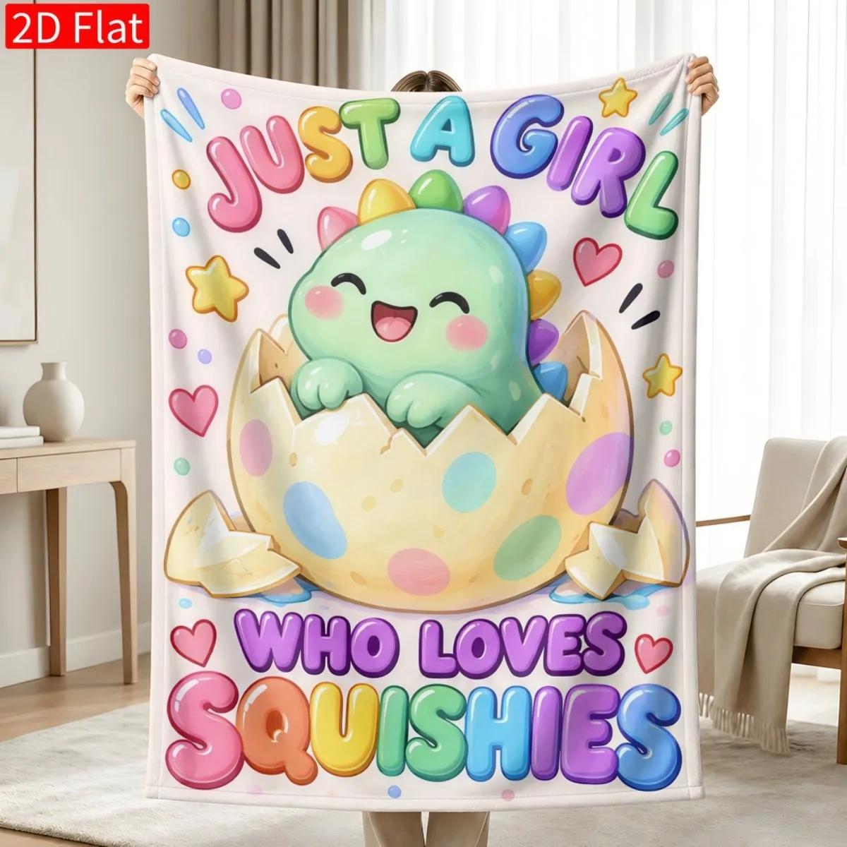 1Pc Colorful Steamed Buns Flannel Blanket Super Soft Cozy Throw Blanekt Sofa Office Nap Birthday Gift for Daughter Bedroom Deocr