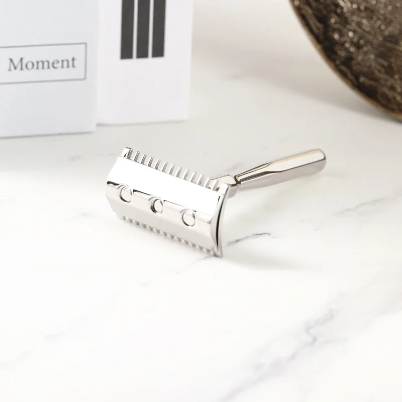 Yaqi PAGODA MIRABILIS Stainless Steel Safety Razor For Mens High Quality 303 Stainless Steel Minimalism Mens Grooming Essential