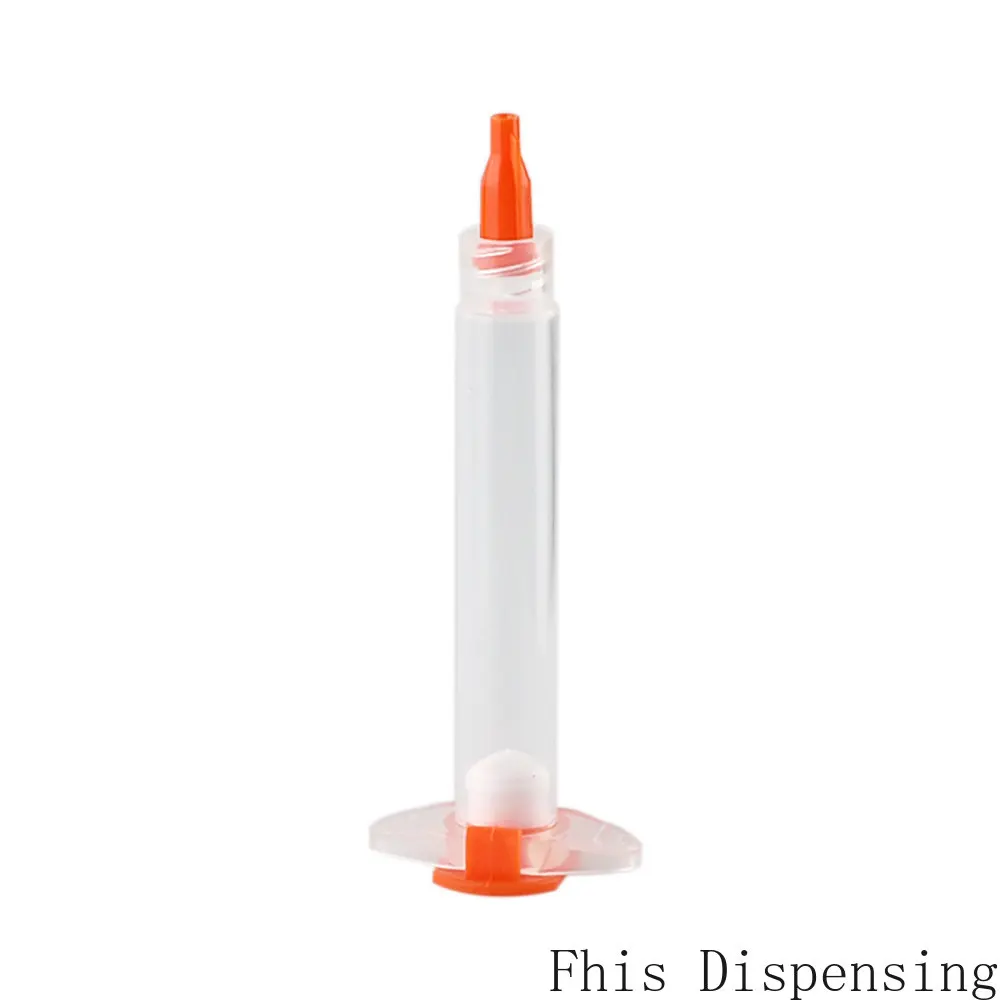50Pcs 3cc Dispensing Syringe Barrel Piston Top Hat End Caps