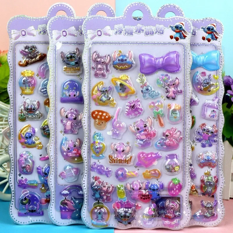 Style8 Cartoon Pijler Capibara Zwart Licht Pony 3D Driedimensionale Kristallen Sticker Handgemaakte DIY Materiaal Kindersticker