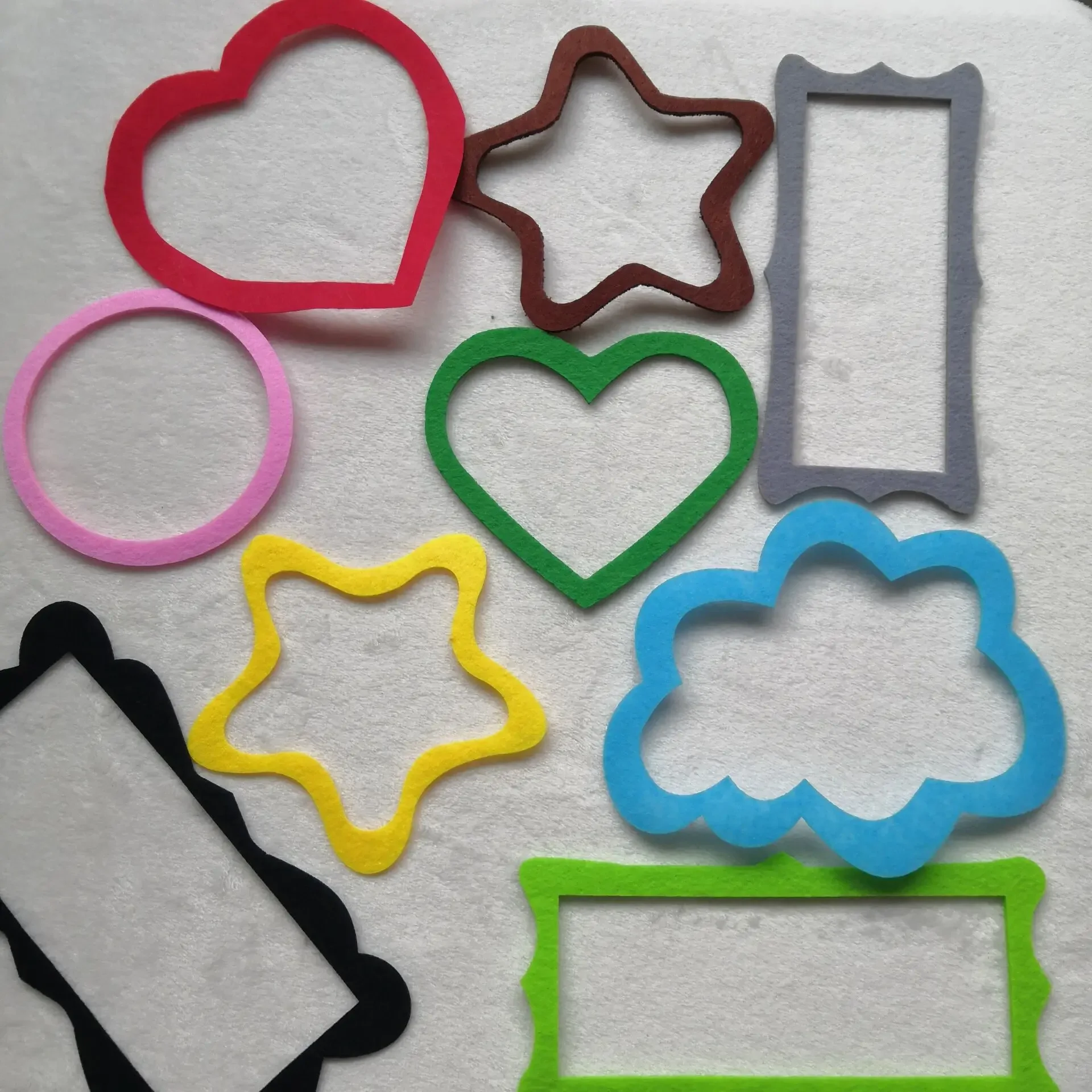 إطارات دعائم التصوير الفوتوغرافي لبطانيات معلم الذكرى السنوية 100 صورة اكتمال القمر / مصنوعة من اللباد