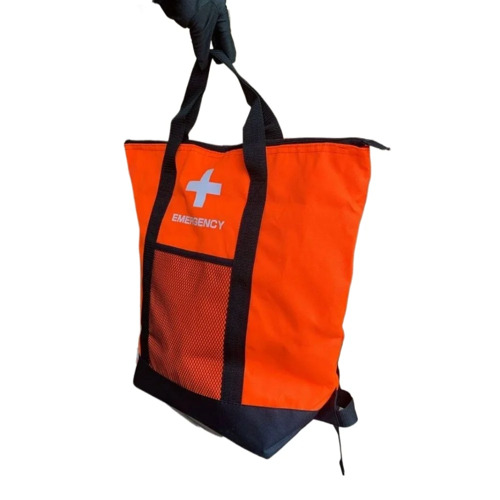 Portable Sports First Aid Kit with Insulated Shoulder Backpack for Emergency Medical Care Outdoor Travel & Tactical Use