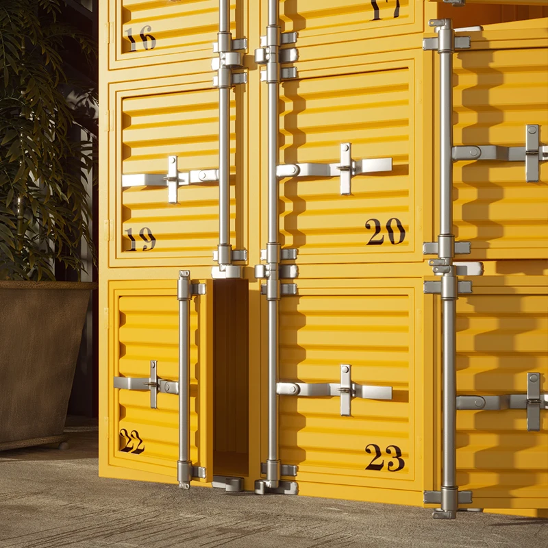 Industrial style locker creative locker with lock locker steel staff tin cabinet gym cabinet storage deposit box